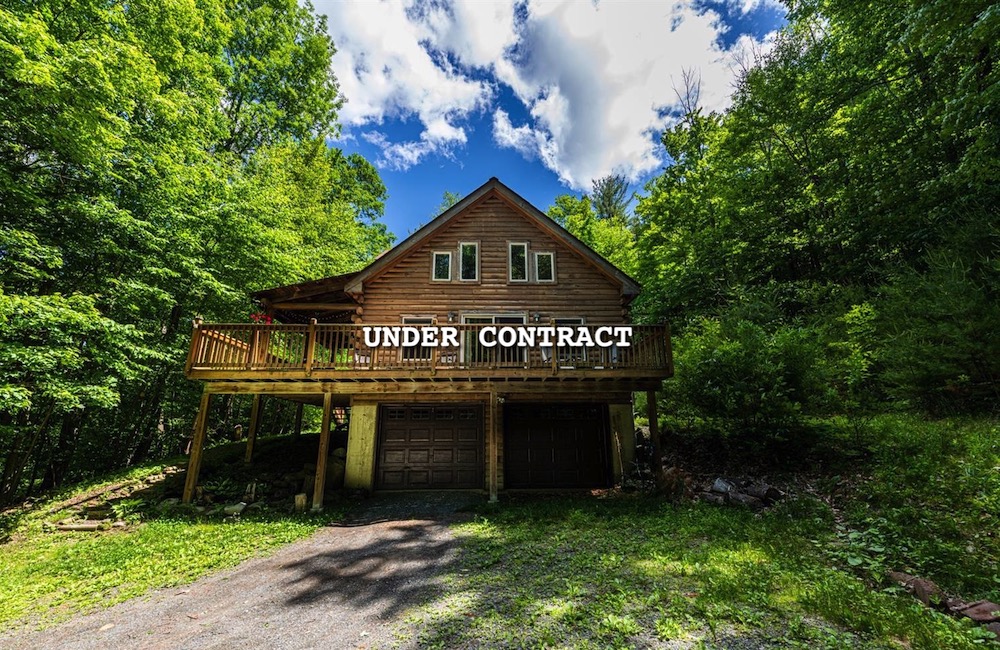 Log Home in the Woods